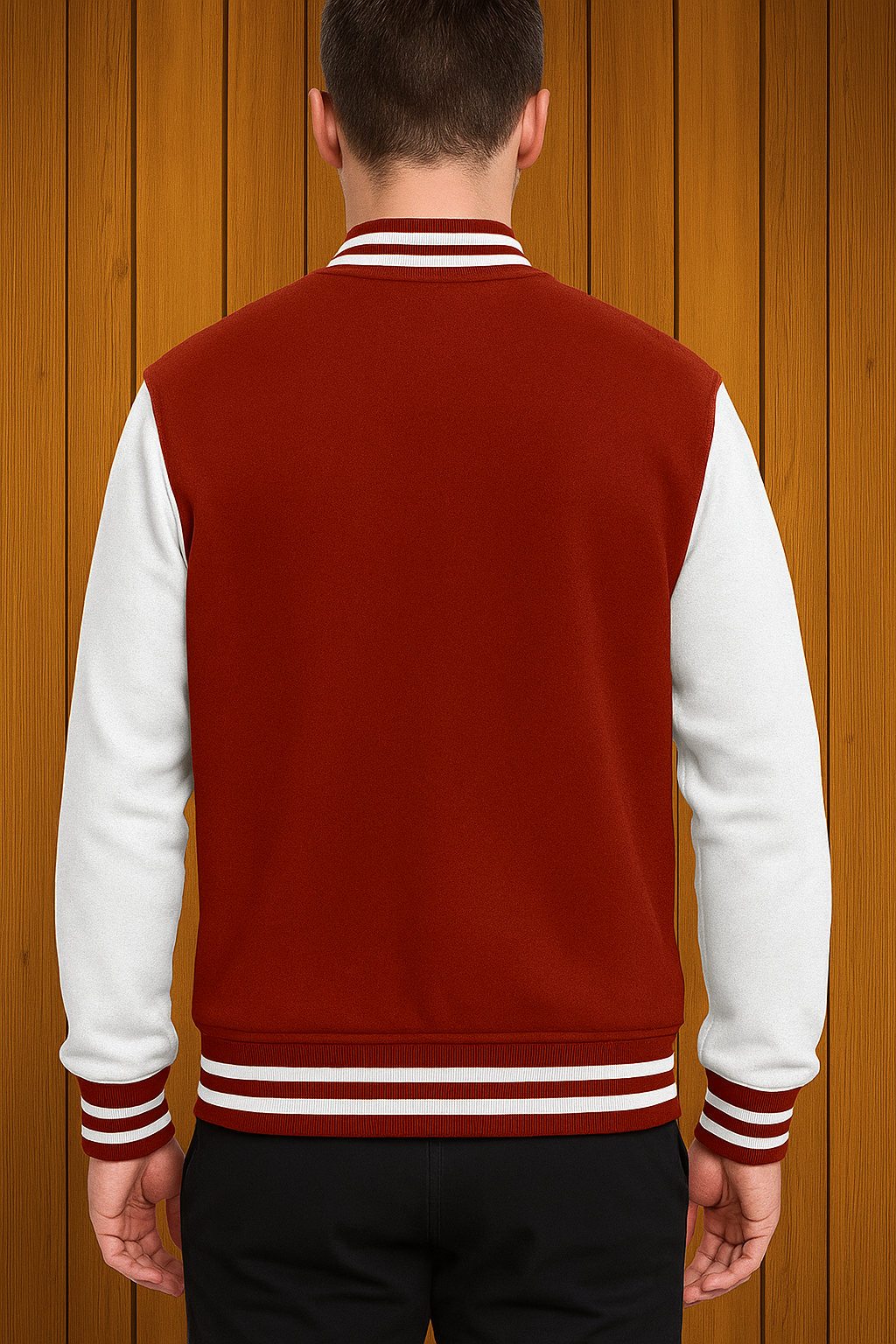 Red & White Varsity Jacket