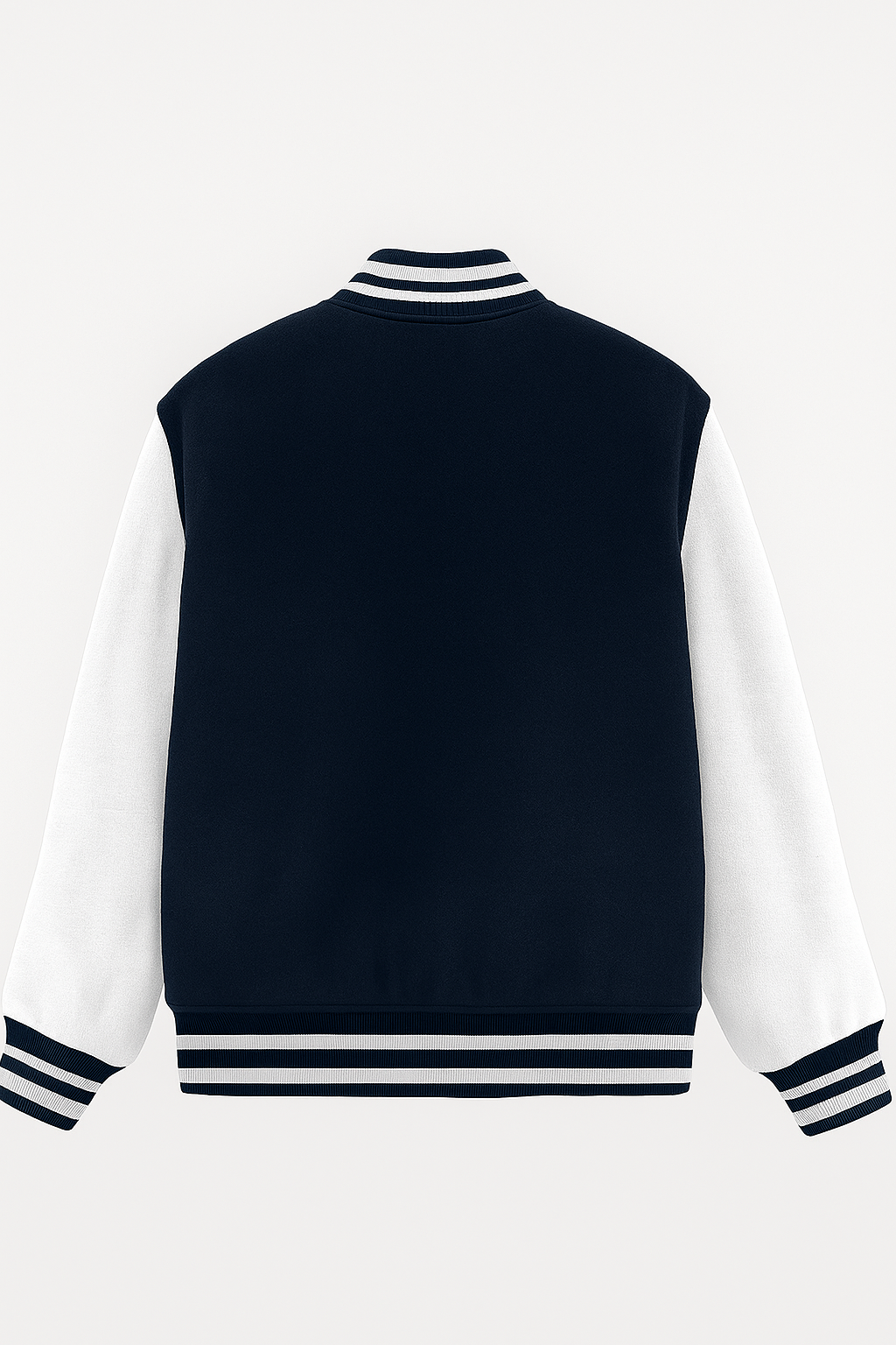 Navy & White Varsity Jacket